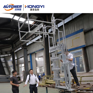 Telescopic Mở Rộng 1-6 Bước Thang Nhôm Nền Tảng Gấp Cầu Thang Với Lan Can Bước Cho Ngành Công Nghiệp Hóa Dầu - Product Image 3