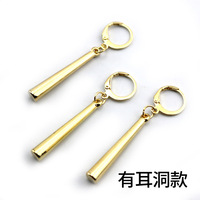 2 Diseños de Pendientes de Metal Dorados para los Fans del Anime Roronoa Zoro, Cosplay de Espadachín