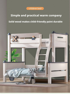 Las camas altas y bajas de madera maciza nórdica se utilizan para niños, literas, dormitorios, escuelas, hospitales, salas de estar y hoteles. - Product Image 6