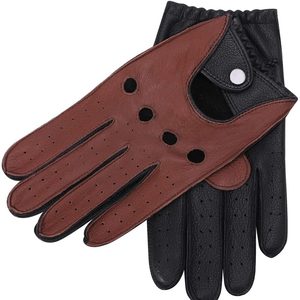 Gants de conduite légers personnalisés en cuir, style doigt entier, chauds pour l'hiver, pour adultes, pour la course - Product Image 2