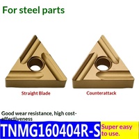 Plaquette CNC à rainurer double face pour rainurage triangulaire TNMG160404R/S TNMG160408R/S TNMG160408L/S