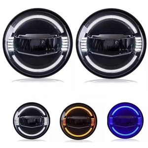 ชุดไฟหน้าโปรเจคเตอร์ Bi-LED แบบออฟโรด 4x4 พร้อมไฟ DRL สำหรับรถจี๊ปแรงเลอร์ JK ปี 2007-2017 และ <span class=keywords><strong>JL</strong></span> ปี 2018-2022 อัพเกรดไฟ - Product Image 1