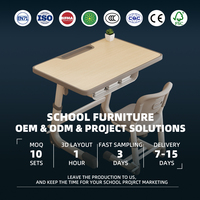 Solutions personnalisables : Grande station d'étude écologique de 70 cm pour élèves du primaire, avec fonction de levage