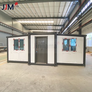 JJM australiano codici di costruzione opzioni di Layout 2X40 piedi 20 piedi di acciaio tetto alto container unità pieghevole edificio modulare - Product Image 1