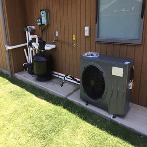 Pompe à chaleur compacte Water Faery pour <span class=keywords><strong>piscine</strong></span>, chauffe-eau miniature, offre un chauffage efficace pour les petites piscines et spas - Product Image 1