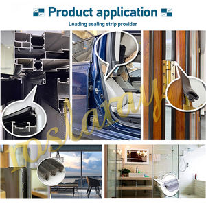 Sello de <span class=keywords><strong>ducha</strong></span> para pantallas Tira de sellado de goma impermeable de vidrio de 10mm Barrera de agua apposite Succión magnética - Product Image 4