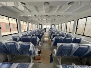 Nouveau bateau ferry transporteur de passagers en aluminium de 15 m x 4,5 m avec 60 sièges, durable et spacieux pour un voyage confortable - Product Image 5