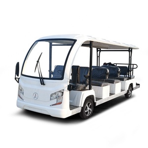 Nuova combinazione di colori blu e bianco-modello di <span class=keywords><strong>auto</strong></span> popolare Bus navetta turistico moderno elettrico L14 - Product Image 5