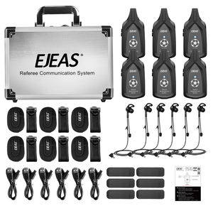 EJEAS F6 축구 인터컴 6인용 풀 듀플렉스 메쉬 블루투스 통신 시스템 축구 심판 인터콤 - Product Image 6