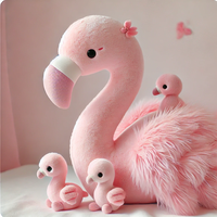 Animal en peluche personnalisé flamant rose peluche flamant rose peluche peluches Animal doux personnalisé
