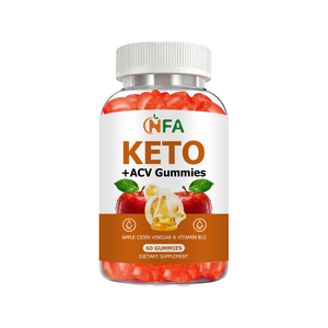 Gummies Keto ACV de Haute Qualité avec Vinaigre de Cidre de Pomme et Vitamine B12 pour la Détoxification et la Gestion du Poids – Complément Alimentaire - Product Image 1