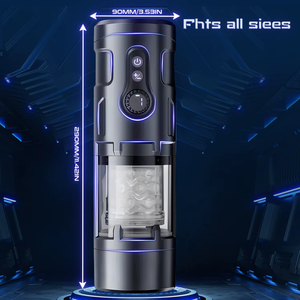 Masturbateur masculin télescopique automatique avec 9 modes de poussée et de rotation, machine sexuelle de type Pocket Pussy pour le plaisir oral, pompe à pénis, masturbateur à piston - Product Image 2