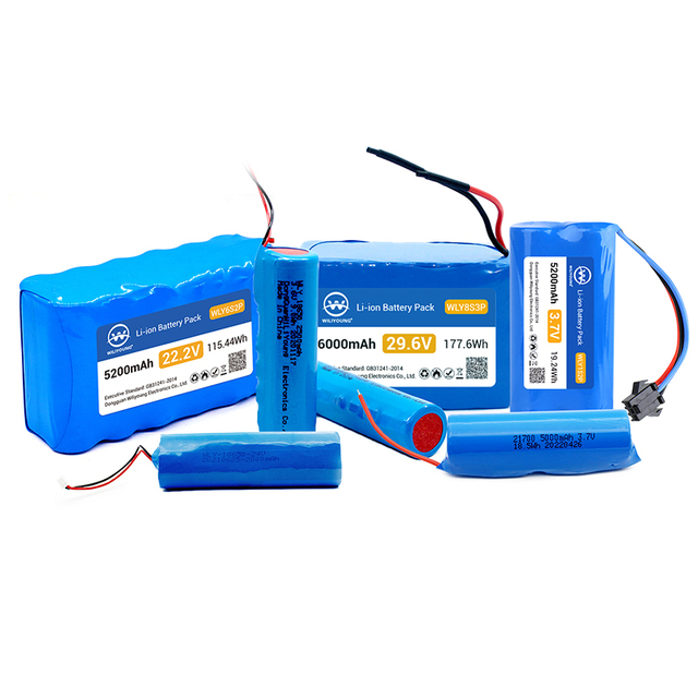 KC CE Approved Rechargeable 18650 Lithium Polymer Battery 2200mah 2500mah 3600mah 3.7v 7.4v Li-ion Battery