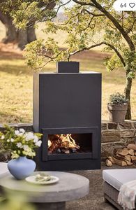 Elegante Chimenea Exterior de Malla Metálica para Reuniones Sociales Nocturnas - Product Image 3