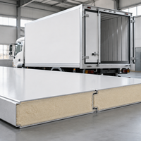 Panneau isolant PIR 50 mm 75 mm pour la construction de maisons préfabriquées