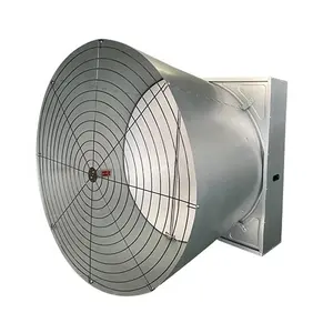 Hot Sale Chicken House Wall Mounted 50inch Butterfly Cone Exhaust Fan Used for Greenhouse and Poultry Farm