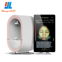 Analyseur de peau IA amélioré, scanner facial 3D, testeur facial, grand capteur, caméra 4K, analyseur de peau diagnostique