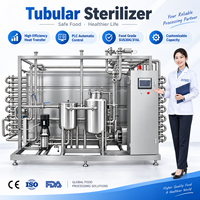 Sterilisator Tabung Jam untuk Saus Tomat 500L 1000L 2000L