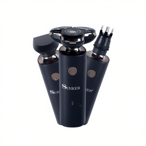 Sunker <b>Electric</b> Shaver 3 In 1 Wet Dry Rechargeable For Men Beard Trimmer Hair Cutting <b>Kit</b> - Product Image 2