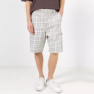 Pantalones Cortos de Algodón para Hombre, Diseño a Cuadros, Casuales, de Longitud Media, Personalizados, Marca OEM, Venta al Por Mayor - Product Image 1