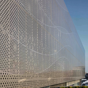 Pvdf nhôm đục lỗ Composite Panel kim loại Ốp mặt tiền 4x8 feet 3 mét ACP tấm vật liệu để xây dựng bên ngoài bức tường - Product Image 1