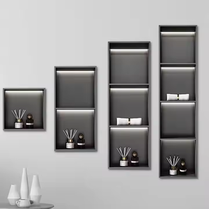 Nicho de ducha prefabricado moderno y duradero, pared decorativa integrada con foco para cocina, Hospital, Villa, <span class=keywords><strong>Baño</strong></span> - Product Image 1