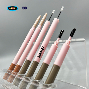 Vente en gros de crayons à <span class=keywords><strong>sourcils</strong></span> imprimés avec logo 3 en un tube de crayons à <span class=keywords><strong>sourcils</strong></span> + pinceaux personnalisés conteneur de stylos à <span class=keywords><strong>sourcils</strong></span> - Product Image 3