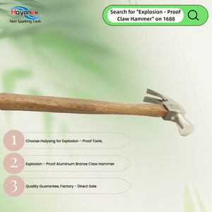 Hayonex chống cháy nổ nhôm Đồng <span class=keywords><strong>Claw</strong></span> búa, Búa đồng, bóng búa, một loạt các búa - Product Image 3