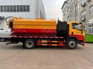 รถดูดสิ่งปฏิกูล SINOTRUK M3 ขนาด 4x2 เครื่องยนต์ Weichai 220 แรงม้า ถังเก็บน้ำแยกส่วนด้านข้างขนาด 12-15 ลูกบาศก์เมตร พร้อม PTO หรือปั๊มสุญญากาศเครื่องยนต์เสริม - Product Image 4