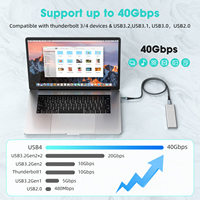 Câble de charge rapide Type C 240W, synchronisation des données 40 Gbps, vidéo 8K 60 Hz, affichage numérique haute vitesse, charge sans fil 100W, durable, pour tablette
