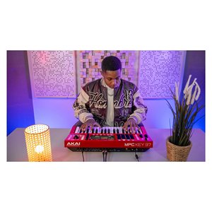 Controlador <span class=keywords><strong>MIDI</strong></span> <span class=keywords><strong>Akai</strong></span> Professional MPC Key 37 Rojo, teclado de 37 teclas para producción musical - Product Image 5