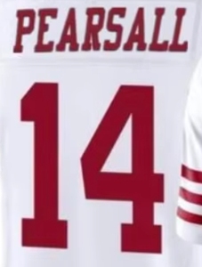 2024 dự Thảo Mới khâu áo bóng đá Mỹ San Francisco 14 Ricky pearsall 5 Josh <span class=keywords><strong>Dobbs</strong></span> - Product Image 5
