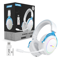 Casque de jeu Esports Jinms Cyclones V9 Pro Tri-Mode avec audio spatial virtuel 7.1, 1500 mAh, 150 heures d'autonomie, RGB