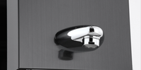 Salle de bain Panneau mural de douche noir en acier inoxydable Système de douche chaude et froide pour salle de bain