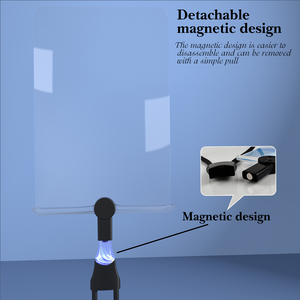 Đa chức năng 3 trong 1 Cổ Mặc cầm tay Bàn Kính Lúp đầy đủ trang 240*170mm cao minh bạch ống kính lúp - Product Image 2