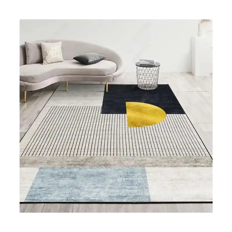 Wholesale household diamond shiny velvet rug carpets easy to clean for living room