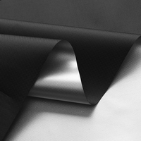 Tissu extérieur enduit d'argent occultant imperméable de pongé de polyester de Unti-UV 190T 100% pour des filles