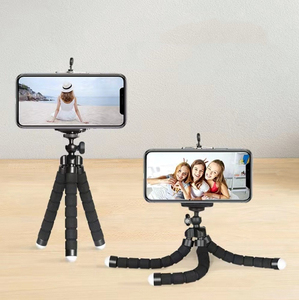 Mini Soporte Flexible de Esponja con Forma de Pulpo para Teléfono Móvil, Trípode de Escritorio para Selfies, Soporte para Smartphone, Regalos para Fiestas - Product Image 3