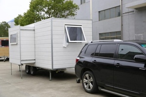 Rimorchio del contenitore di spedizione con casa del contenitore sulle ruote - Product Image 3
