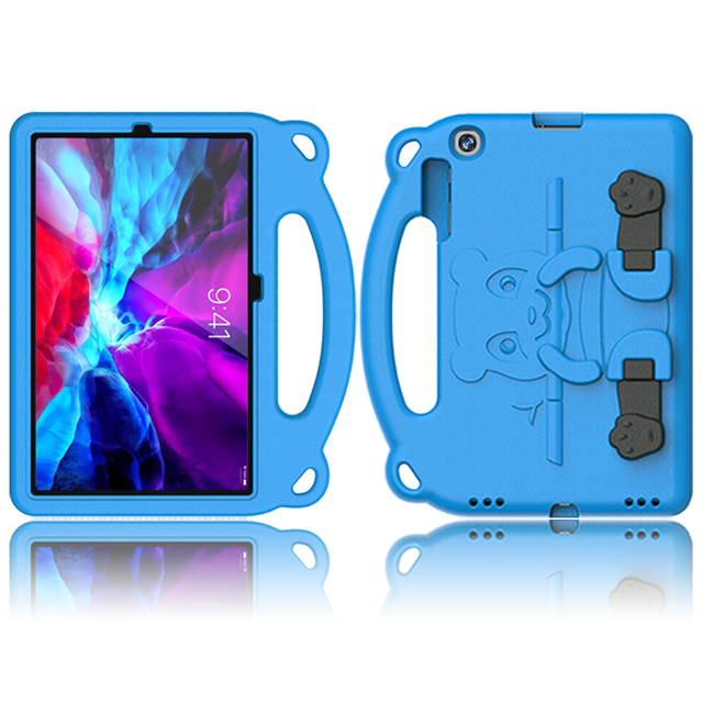 Lightweight EVA Foam Cartoon Design Children Kids Handle Fold Stand Shockproof Smart Pencil Slot Tablet PC Case for 10.2/10.5