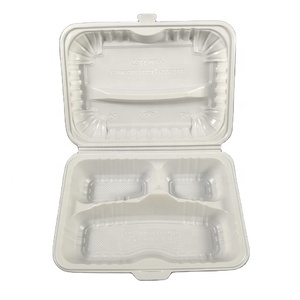 Cheap Disposable Clam Shell Food Packaging Container Takeaway Plastic Food Bento Lunch Box