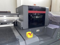 Impresora híbrida Uv 2580 con cabezal Ricoh Gen5, máquina de impresión de inyección de tinta Digital Cmyk, 2,5 m