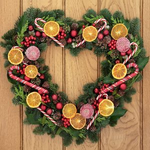 Christmas Decoration Door Craft Metal Wreath Frame Ring Heart-Shaped DIY Macrame <strong>Floral</strong> Crafts <strong>Wire</strong> Wreath Form - Product Image 5