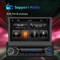 Çift USB araba Stereo geri çekilebilir dokunmatik ekran MP5 çalar araba radyo ayna bağlantı geri yardım Dashboard yerleştirme SD kart