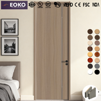 Porte intérieure en bois MDF moderne personnalisable EOKO pour les constructeurs, pour appartements, vente en gros