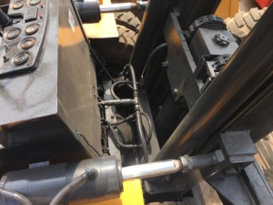 Carretilla elevadora diésel usada, TCM FD200 Japón FD200 FD160/tcm 50ton/motor Isuzu usado TCM FD160 TCM 16ton 20ton - Product Image 5