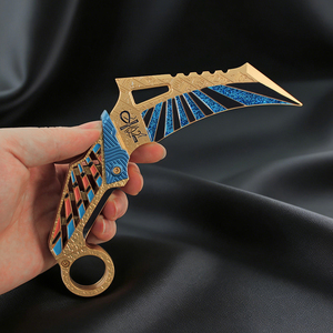 Arena Breakout Game - Modelo de Karambit de Aleación de Zinc de 18 cm, Adorno de Escritorio, Abrecartas de Metal sin Afilar - Product Image 3