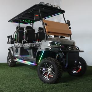 Grossistes Nouveau véhicule de luxe 2 4 6 places à basse vitesse 4 roues motrices voiturette de golf électrique Street Legal voiturette club voiture à vendre - Product Image 2