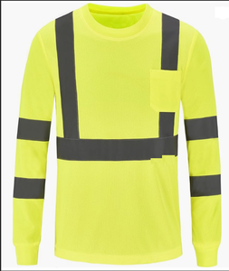 Camisetas reflectantes de alta visibilidad con logotipo personalizado: impermeables para máxima seguridad - Product Image 4