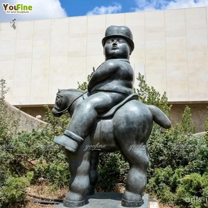 Sculpture de femme corpulente <span class=keywords><strong>Botero</strong></span> en cuivre de conception célèbre pour jardin - Product Image 4